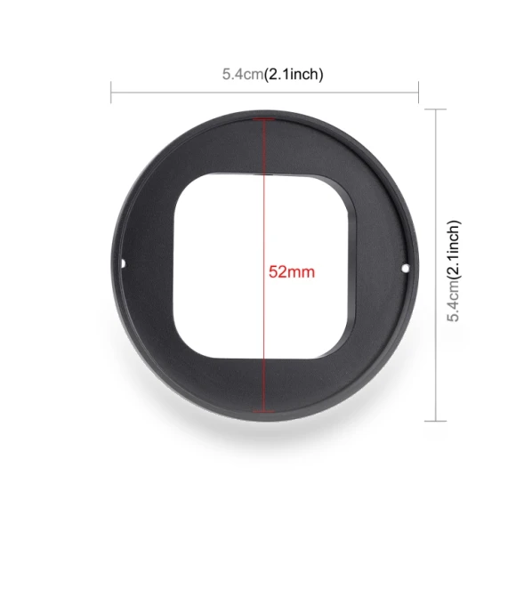 52mm UV Lens Filter with Adapter Ring for GoPro — Camera Gear, PULUZ