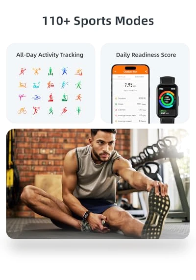 Fitness Tracker with Heart Rate Monitor — Smartwatches, Parsonver