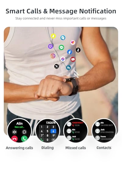 Fitness Tracker with Heart Rate Monitor — Smartwatches, Parsonver
