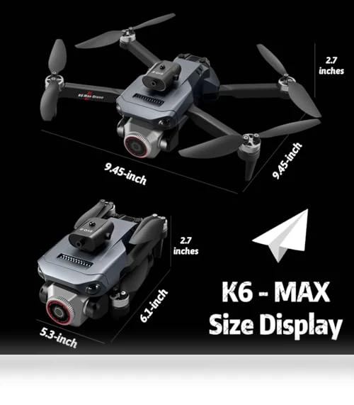 K6 Max Drone with Screen Controller — Drones, QAONIE