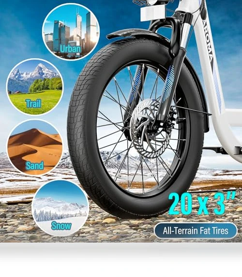 Peak 1200W Electric Scooter with Seat — Electric Self-Balancing Scooters, Caroma