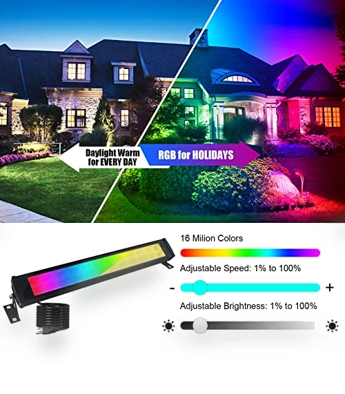 RGB Wall Washer Light — Garden Illumination, Indmird