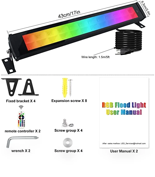 RGB Wall Washer Light — Garden Illumination, Indmird