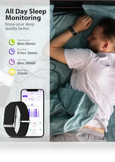 Smart Fitness Tracker Bracelet — Fitness Bands, EGQINR