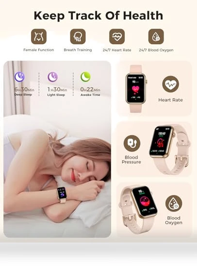 Smart Watch Fitness Tracker — Smartwatches, EGQINR