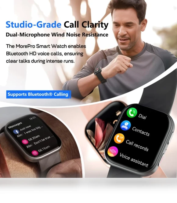 Smart Watch with Health & Fitness Tracking — Fitness & Activity Monitors, MorePro
