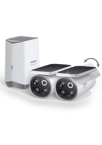 Solar Security Camera Wireless Outdoor 2-Cam Kit — Security Cameras, Baseus