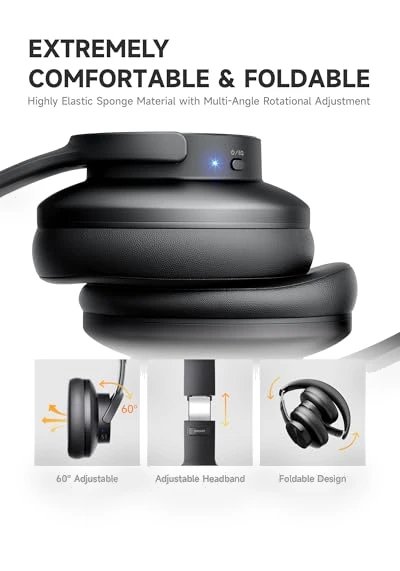 Upgraded Bluetooth Headphones — Over-Ear Headphones, Picun