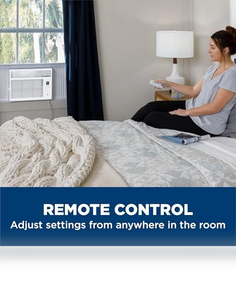 Window Air Conditioner Unit, 6,000 BTU for Small Rooms up to 250 sq ft — Cooling Solutions, GE