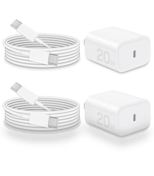 20W PD Fast Charger Block with 6Ft USB C Cable — Chargers, Shenzhen Yijiapin Trading Co., Ltd.