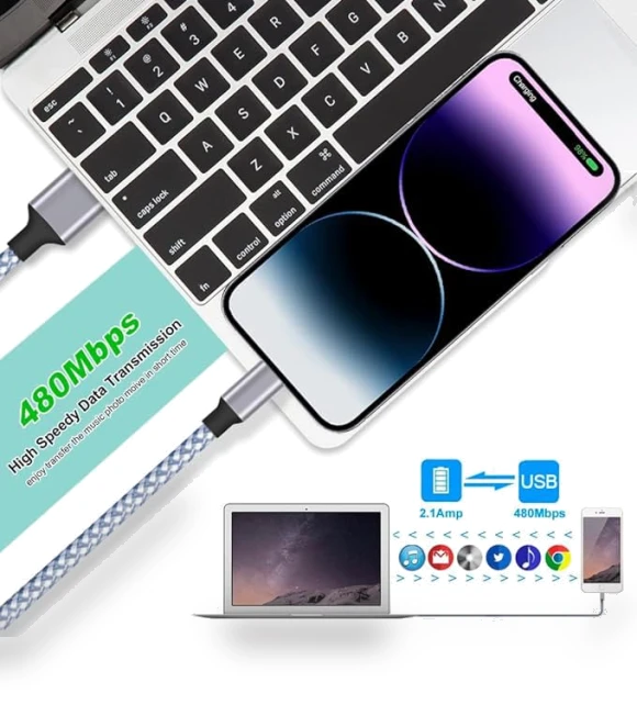 MFi Certified Lightning Cable 3pack — Lightning, DAZHWA
