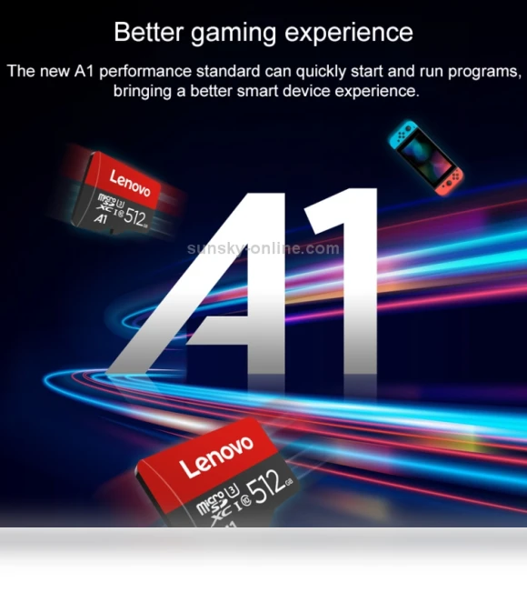 High Speed TF (Micro SD) Memory Card — CompactFlash Storage, Lenovo