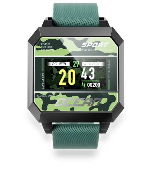 Ocean 2 Sport Smart Watch Fitness Tracker — Smartwatches, LOKMAT