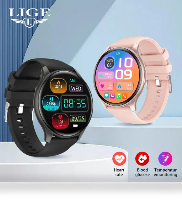 Bluetooth Smart Watch with Voice Control — Wearable Accessories, LIGE