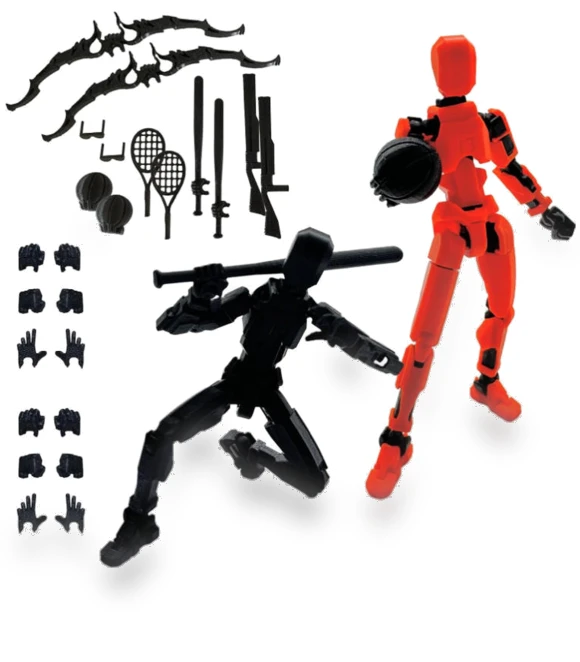 3D Printed Titan Robot Mobile Doll Set — Collectible Statues, lucky66