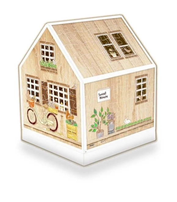 3D Puzzle Love Tree Hut House with LED Touch Ball — Puzzles, Board M Factory