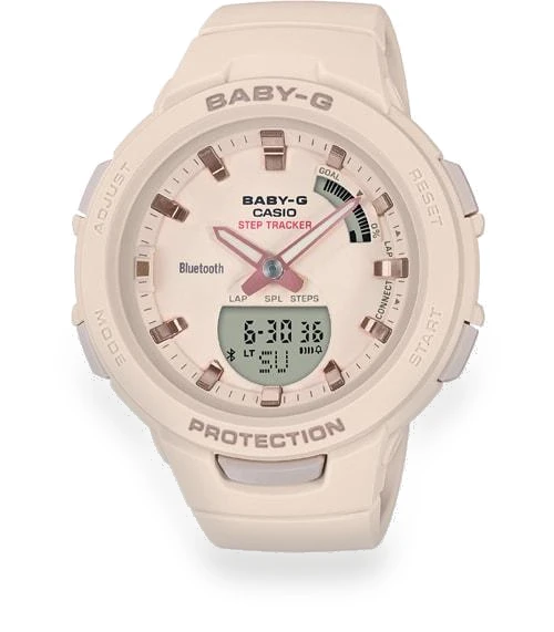 Baby-G BSA-B100-4A1JF G-SQUAD Steptracker Bluetooth Watch — Smartwatches, Casio