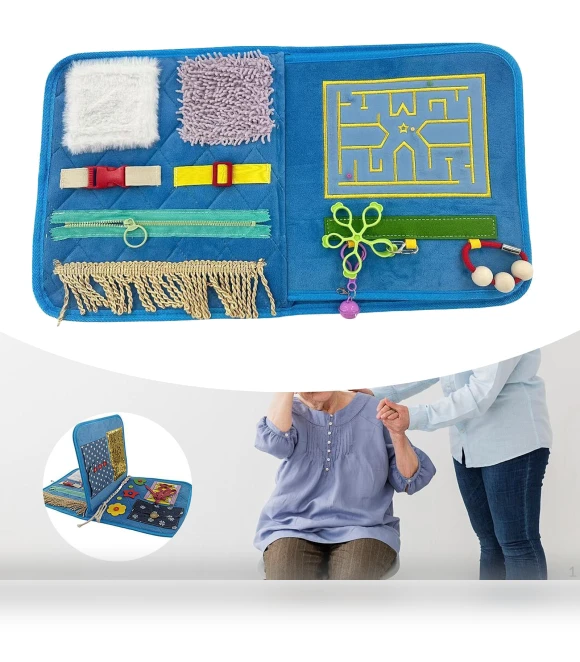Fidget Blanket — Blocks, Closet of Beauty