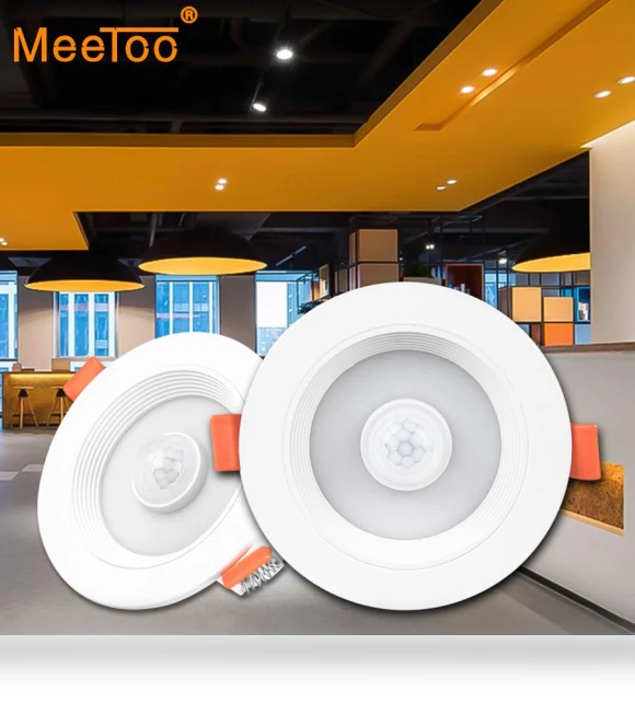 LED Spotlight with Motion Sensor — Outdoor Security & Flood Lighting, MeeToo