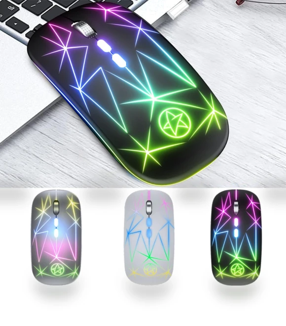 LED Wireless Mouse — Mouse Pads, Shredded cabbage