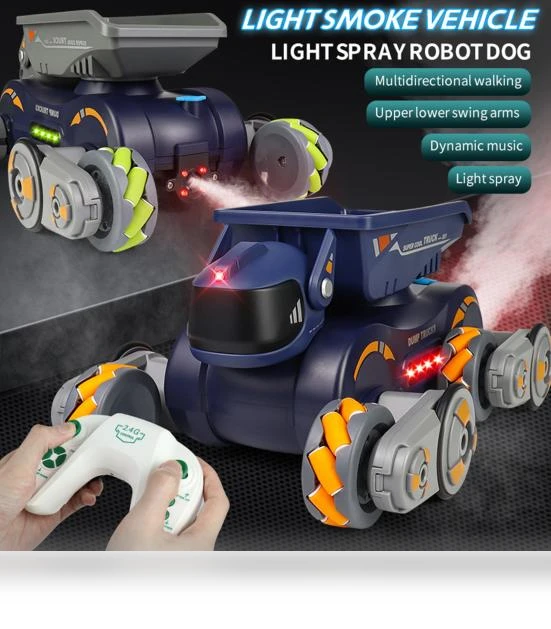 Radio-controlled stunt car with light and music — Remote Control Cars, JJRC