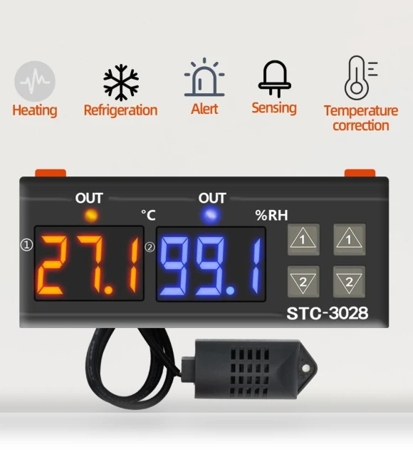 Temperature Regulator Thermostat Humidity Control Thermometer — Climate Control Devices, JUANJUAN Tool mall