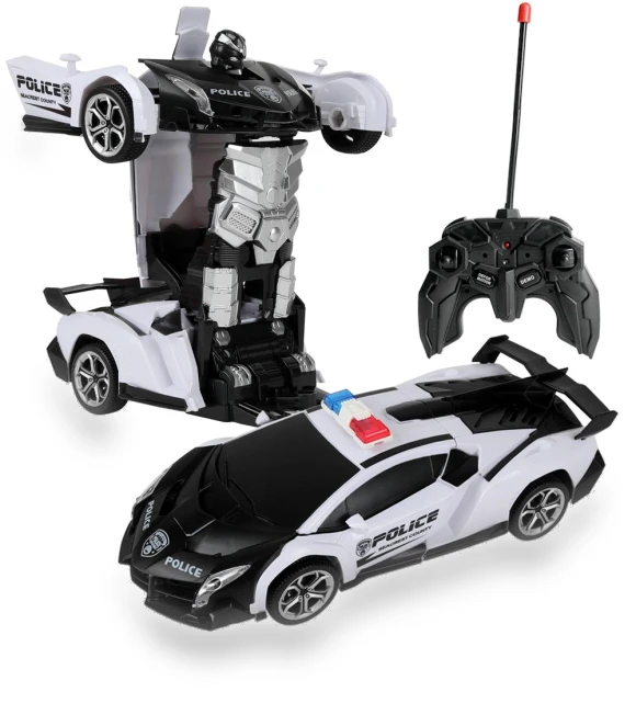 Remote Control Police Car — Interactive Figures & Robots, RC-HCQL