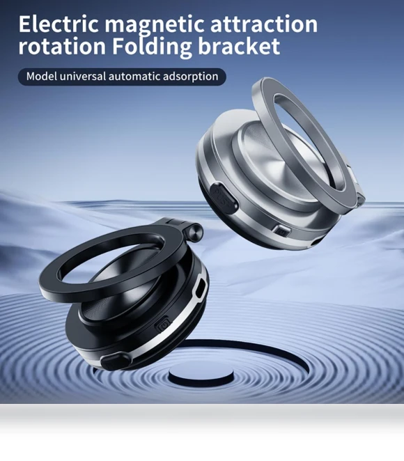 360° Rotating Magnetic Car Phone Holder — Dashboard Installation Kits, QINQING