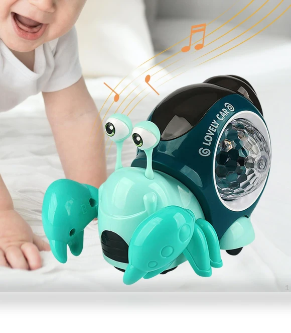 Interactive Touch Toy Hermit Crab — Infant & Early Childhood Playthings, baby and kids