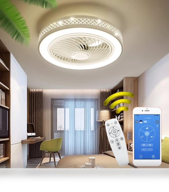 Modern Smart LED Ceiling Fan with Light — Ceiling Fans, Pro DIY Tool