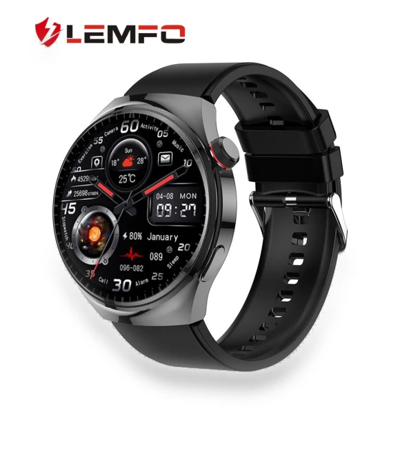 Smartwatch with Bluetooth Calls & Heart Rate Monitoring — Smartwatches, LEMFO