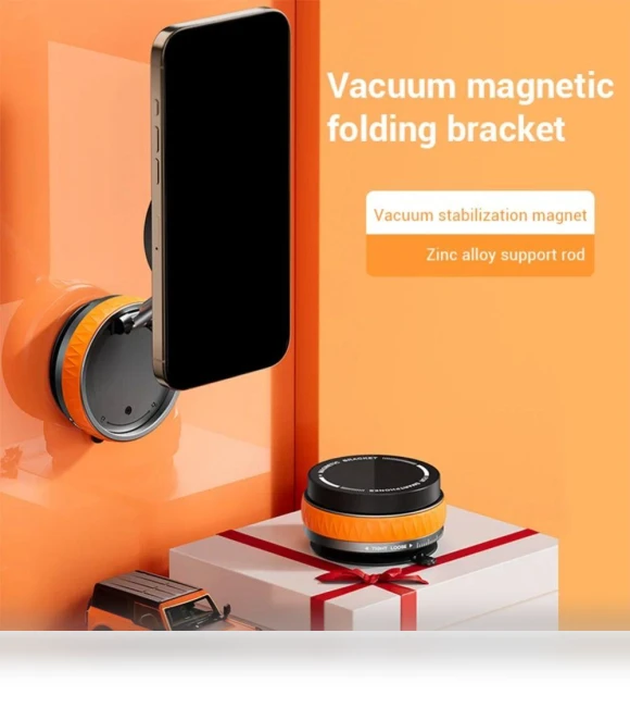 Vacuum Phone Holder Hands-Free with Magnetic Suction Cup — Dashboard Installation Kits, Xuhuyun789