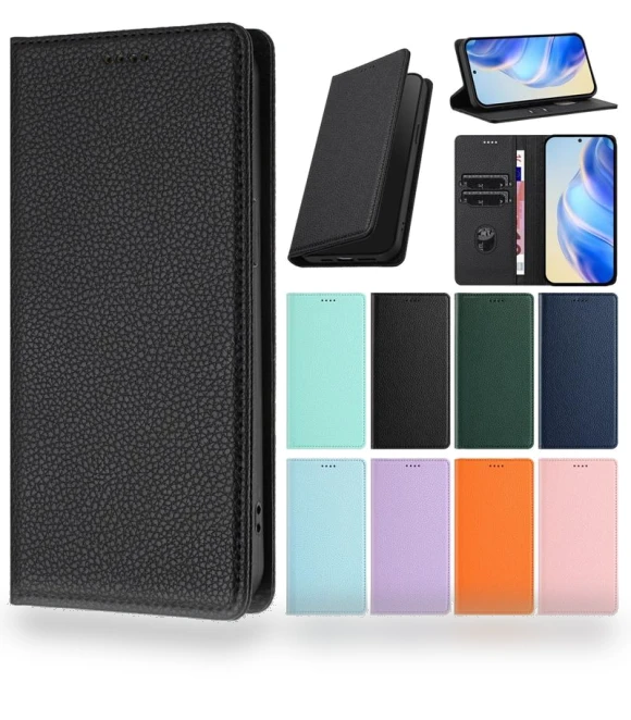 Leather Case with Auto-Closing Card Slot — Flip Cases, huhong718
