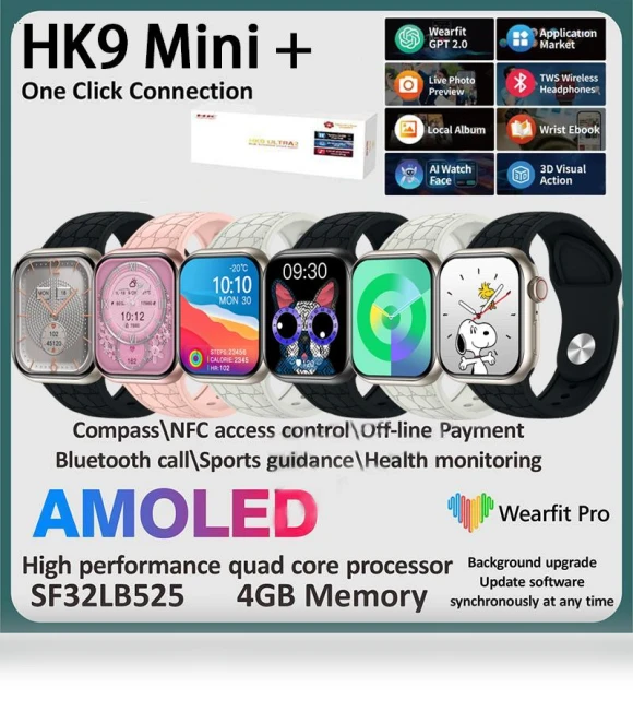 Mini Smart Watch — Wearable Accessories, Wula Mall