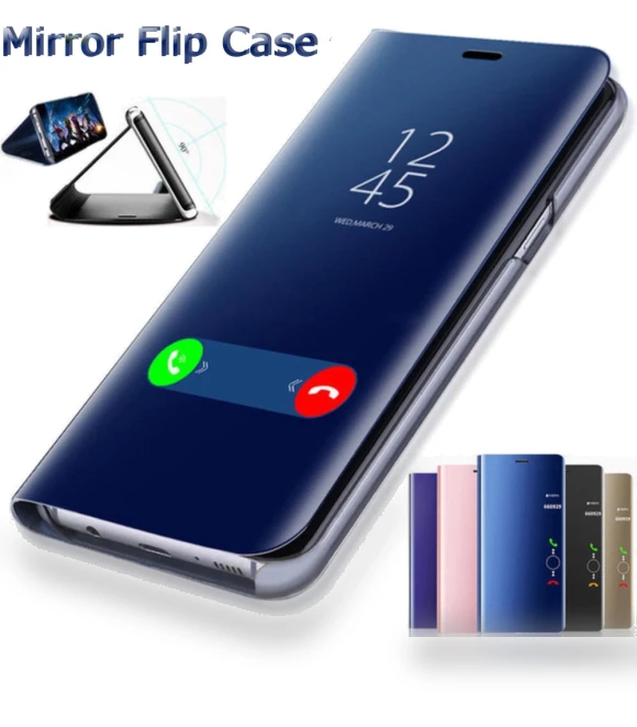 Mirror Flip Case Smart View — Mobile Devices & Accessories, Fashion 3C Digital