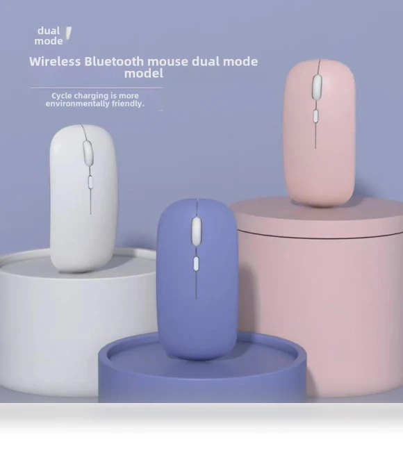 Silent Wireless Dual-Mode Bluetooth Mouse — Mouse Pads, Got Now