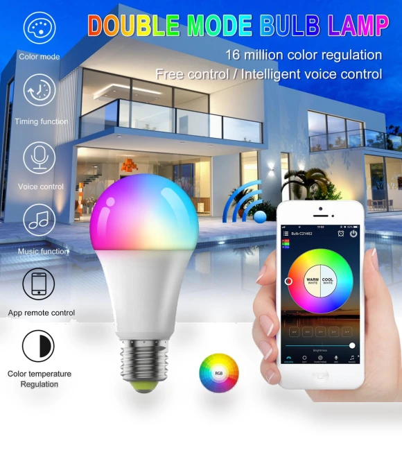 Smart LED Wi-Fi Bulb — LED, Refreshing Home