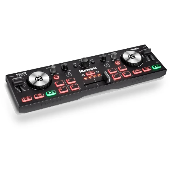 USB 2 Deck Touch Sensor Wheel DJ Controller — Controllers, Numark