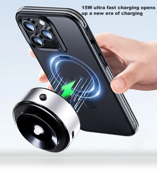 Wireless Car Charger with Powerful Vacuum Phone Holder — Phone Accessories, SEOBIOG