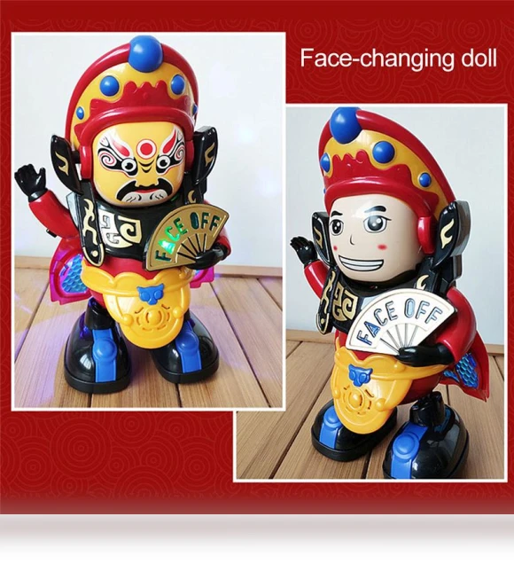 Face-Changing Opera Dancing Robot Toy — Interactive Figures & Robots, Lvits