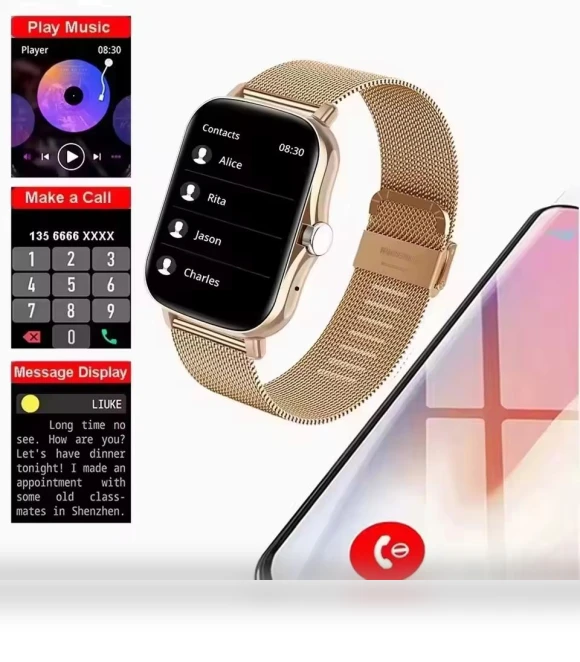 HD Full Touch Bluetooth SmartWatch — Smartwatches, 3CC Smart Watch