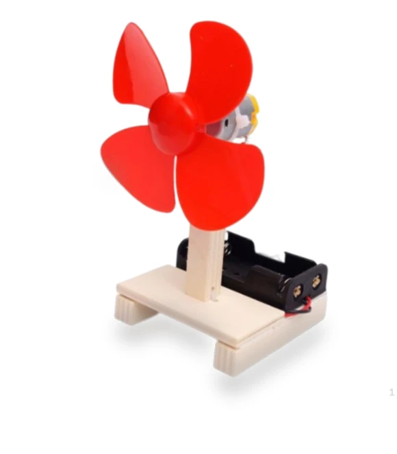 Kids Wind Turbine DC Motor Physics Smart Toy Kit — Solar Power, ludatrade