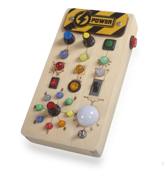 Light up Busy Board Sensory Travel Toy — Infant & Early Childhood Playthings, ludatrade