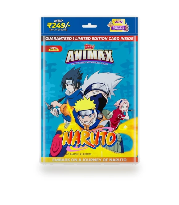 Official Collectible Card Game Naruto Smart Game Pack — Collectible Cards, Topps Animax