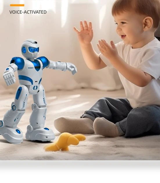 Programmable Dancing Robot with LED Eyes — Interactive Figures & Robots, Vitality Figure