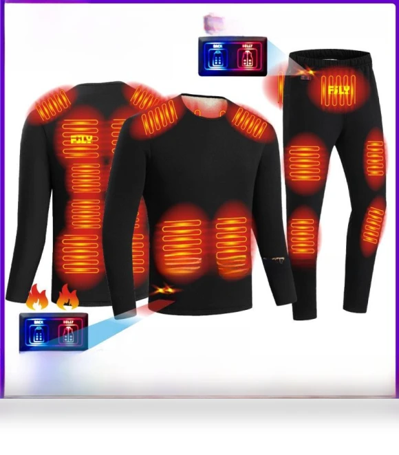 Smart Winter Suit with Electric Heating — Insulated, Need Underwear