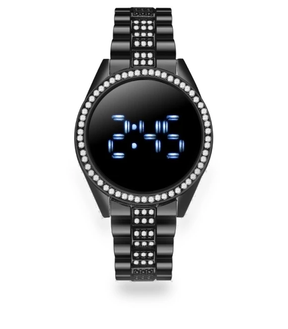 Unisex Fashion Watch with Rhinestones and LEDs — Timepieces, kuanhong