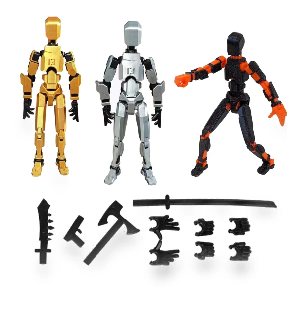 3D Printing Dolls, Full Body Robots, Decompression and Gaming Tools — 3D Printing Solutions, Eason