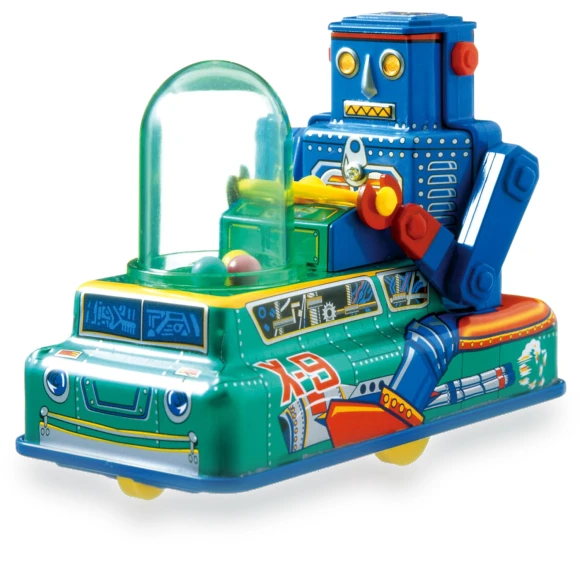 Mini Space Robot Car — Miniature Rides & Collectibles, Masudaya