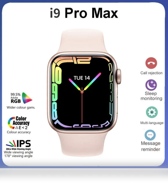 Smart Watch with Full Touch Screen — Smartwatches, JustHer